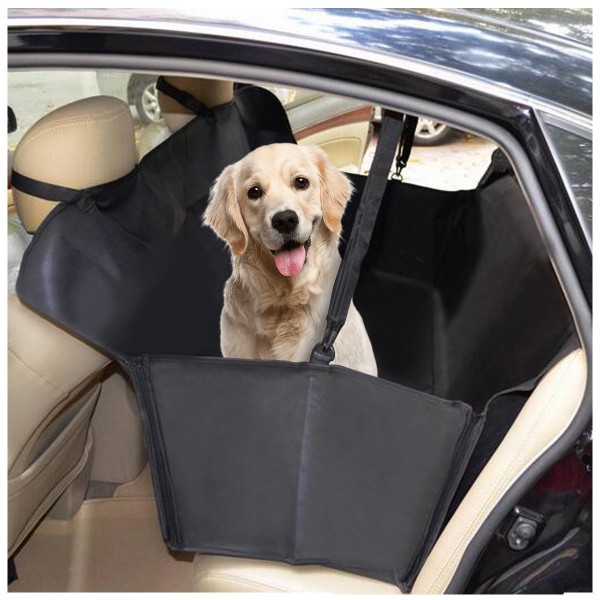 Oxford Waterproof Car Back Seat Cover Hammock Protector Cushion Mat for Pet Dog Cat