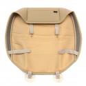 PU Leather Beige Car Front Seat Cushion Cover Chair Protector Mat Universal
