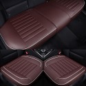 PU Leather Front Back Car Seat Cover Breathable Back Cover Fit for Most Car