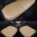 PU Leather Front Back Car Seat Cover Breathable for Most Car