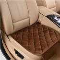 Plush Car Front Seat Cushion Covers Breathable Chair Protector Seat Pad Mat for Four Season