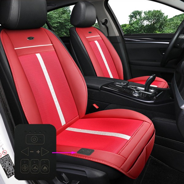 Universal 3 In 1 Car Seat Cover Cooling & Warm Heated & Massage Chair Cushion with 10 Fan Multifunction Automobiles Seat Covers