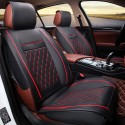 Universal Front Car Seat Cover Cushion Breathable PU Leather Ice Silk Pad