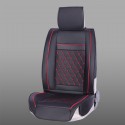 Universal Front Car Seat Cover Cushion Breathable PU Leather Ice Silk Pad