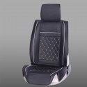 Universal Front Car Seat Cover Cushion Breathable PU Leather Ice Silk Pad
