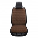 Universal Front Car Seat Cushion Cover Breathable Flax Protector Cushion Anti-slip