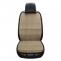 Universal Front Car Seat Cushion Cover Breathable Flax Protector Cushion Anti-slip