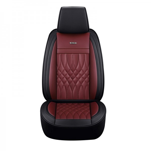 Universal Full Car Seat Cover Auto Breathable PU Leather Chair Cushion Pad