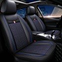 Universal Full Car Seat Cover Mat Ice Silk Cooling PU Leather Breathable Cushion Pad