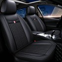 Universal Full Car Seat Cover Mat Ice Silk Cooling PU Leather Breathable Cushion Pad