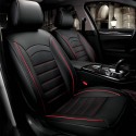 Universal PU Leather Auto Car Seat Covers Front Rear Cushion Full Pad Protector