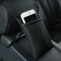 Universal PU Leather Car Arm Rest Pad Memory Foam Auto Arm Rests Covers with Phone Pocket