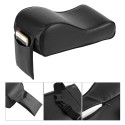 Universal PU Leather Car Arm Rest Pad Memory Foam Auto Arm Rests Covers with Phone Pocket