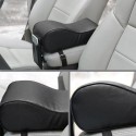 Universal PU Leather Car Arm Rest Pad Memory Foam Auto Arm Rests Covers with Phone Pocket
