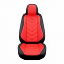 Universal PU Leather Car Auto Front Seat Cushion Pad Cover Protector Mat Black