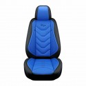 Universal PU Leather Car Auto Front Seat Cushion Pad Cover Protector Mat Black