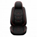 Universal PU Leather Car Auto Front Seat Cushion Pad Cover Protector Mat Black