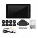 9Inch HD TFT Color LCD Car Headrest DVD Player Audio Monitor Screen Input Radio AV Support Backup Camera