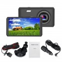 1080P Night Vision WDR Auto REcording 24 Hours Parking Monitor Car DVR with 720P Rear Camera