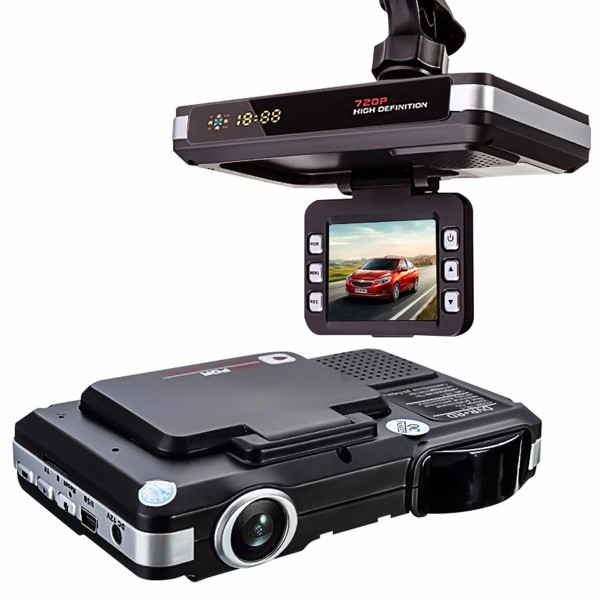 2in1 5MP Car DVR Recorder Laser speed Detector Trafic Alert