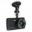 4 Inch Dual Lens Camera HD 1080P 170 Degree Car DVR Video Dash Cam Recorder Night Vision