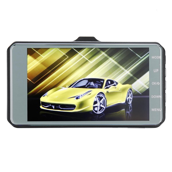 4.0 inch Touch FHD 1080P Dual Lens Car DVR Reversing Camera Video Dash Cam Recorder