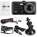 4.0 inch Touch FHD 1080P Dual Lens Car DVR Reversing Camera Video Dash Cam Recorder