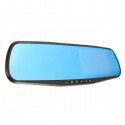 4.3 Inch HD 1080P Cam Video Recorder Rear View Back Reversing Car Mirror Camera DVR