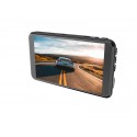 AK62 4 inch 1080P HD Parking Position Track Offset Car DVR Recorder with 4 Lights Pull Back Camera