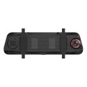 A7 Front 1080P and Rear 1080P Car DVR Voice Control Night Vision Dual Lens Streaming Rearview Mirror Driving Recorder