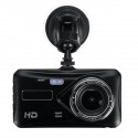 Dash Cam Dual Lens Car DVR Full HD 1080P 4''Screen IPS With Backup Rear Camera