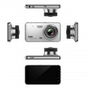 GT29 4 inch 1080P Parking Monitoring Dual Lens Car DVR Recording Driving Recorder with Rear Camera