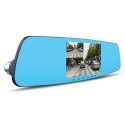 H605 5 Inch 170° Wide Angle Lens Rearview Mirror Car DVR