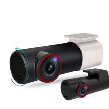 HD Starlight WiFi Sprint Camera Front and Rear with Double Lens 360 ° Rotation Car DVR