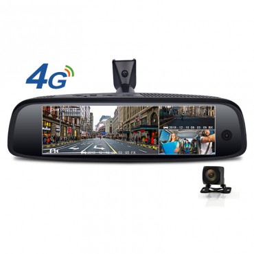 K757 3 Camera 2G+32GB 4G ADAS FHD 1080P GPS Navi Android Rearview Mirror Recorder Car DVR Camera