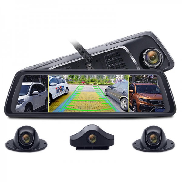 K910 10 Inch FHD 1080P Octa Core 4G SIM 4 Channel ADAS Android Car DVR GPS WiFi Camera