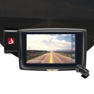 S660 4 Inch FHD 1080P Dual Lens WiFi GPS ADAS Night Vision G Sensor Car DVR