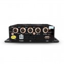 SW 0001A SD Remote Control HD 4CH DVR Realtime Video Recorder for Car Bus Truck RV Mobile SD MDVR 128GB