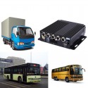 SW 0001A SD Remote Control HD 4CH DVR Realtime Video Recorder for Car Bus Truck RV Mobile SD MDVR 128GB