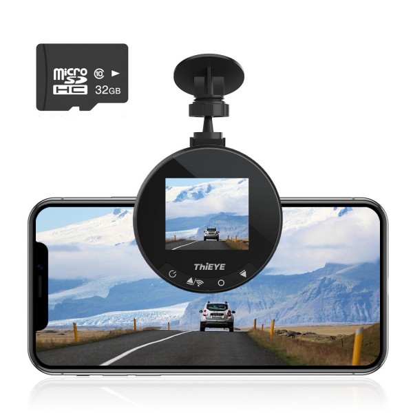 Zero+ Dash Camera Automobile Data Recorder Car WiFi DVR Real HD 1080P 170 Wide Angle With Parking Mode Contrast With T5 Pro