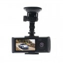 X3000 R300 2.7Inch HD 1080P Car DVR Dual Lens 140 Degree Camera Dash Cam Parking Monitor Rear View Video Recorder with GPS