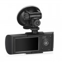 X3000 R300 2.7Inch HD 1080P Car DVR Dual Lens 140 Degree Camera Dash Cam Parking Monitor Rear View Video Recorder with GPS