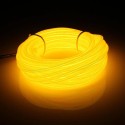 10M DC3V Car EL Wire Neon Light LED Flexible Soft Tube Rope Strip Lamp Car Decoration Lighting with Battery Case