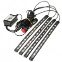 10W SMD5050 12LED Car Atmosphere Light Multi-color Interior LED Strip Decorative Lamp App Control