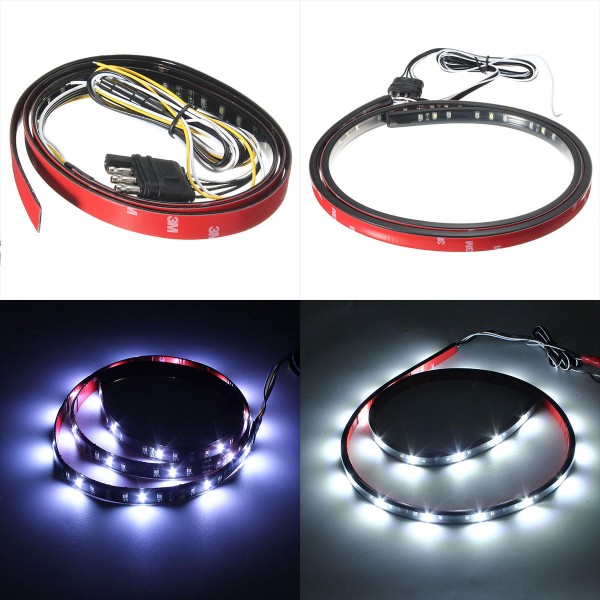 120cm Car Flexible Waterproof 2835 72SMD LED Strip Light