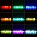 12V 5050 bluetooth 4+24 Key Remote Control Universal 160 LED RGB Rock Lights Kit Waterproof Music Car Pickup Truck