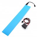 12x2 Inch 12V Flexible Electroluminescent Tape EL Panel Backlight Decorations Light with Inverter