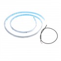2PCS 1.2m LED Car Door Warning Lights Anti-collision Waterproof Flexible Streamer Signal Lamp