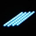 4Pcs 5050SMD 12LED Car Interior RGB Strip Decoration Lights Colorful Atmosphere Bar Strips Lamps 5V Support Remote Control USB