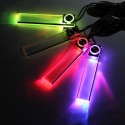 4in1 LED Car Charge Interior Decoration Floor Dash Decorative Lights